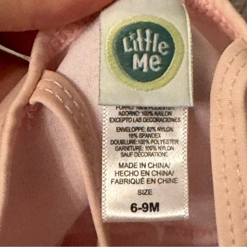 Little Me Light Pink Leotard with Tutu Skirt